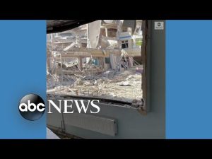 Read more about the article Former student walks through destroyed school in Ukraine