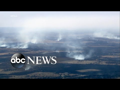 You are currently viewing Texas wildfires burn throughout central part of state