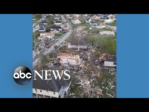Read more about the article Drone footage shows tornado destruction in Louisiana