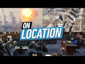 Read more about the article 1 month into war, Ukrainian navy claimed it destroyed Russian ship in the occupied port of Berdyansk