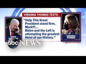 Read more about the article Ginni Thomas text messages to former White House chief revealed
