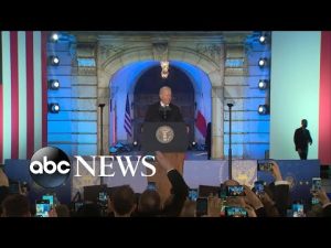 Read more about the article Biden delivers remarks on Ukraine crisis from Warsaw | ABC News
