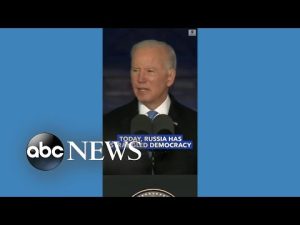 Read more about the article Biden delivers remarks on invasion of Ukraine in Poland