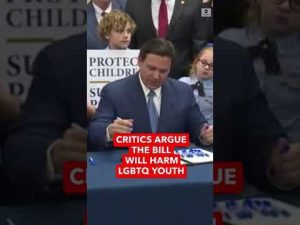 Read more about the article Florida governor signs controversial ’Don’t Say Gay’ bill into law.