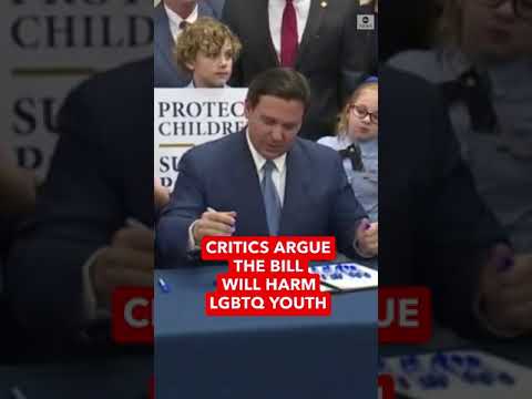 Read more about the article Florida governor signs controversial ’Don’t Say Gay’ bill into law.
