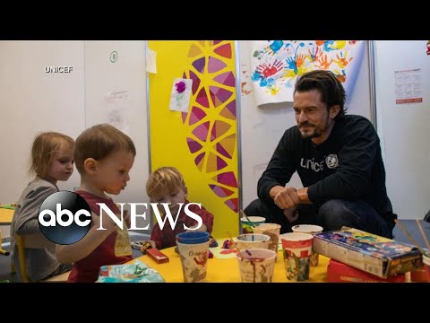 Read more about the article Actor Orlando Bloom’s mission for Ukraine’s refugees