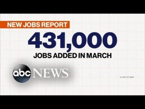 Read more about the article US employers added 431,000 jobs in March