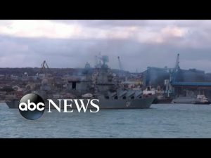Read more about the article Ukrainian forces claim to have crippled Russian war ship, Moskva