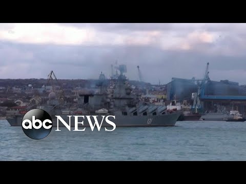 You are currently viewing Ukrainian forces claim to have crippled Russian war ship, Moskva