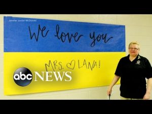 Read more about the article Custodian from Ukraine gets surprise from students