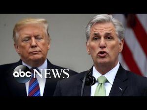 Read more about the article Audio clip shows Kevin McCarthy planned to ask Trump to resign after Jan. 6 attack I GMA