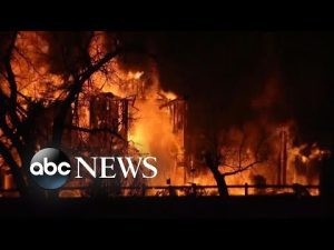 Read more about the article Multiple fires rage in West as extreme weather moves in l GMA