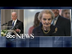 Read more about the article Biden pays tribute to former Secretary of State Madeleine Albright