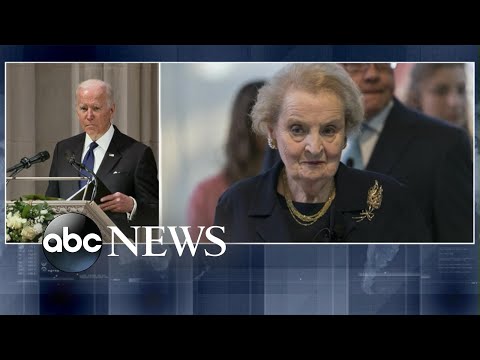 You are currently viewing Biden pays tribute to former Secretary of State Madeleine Albright