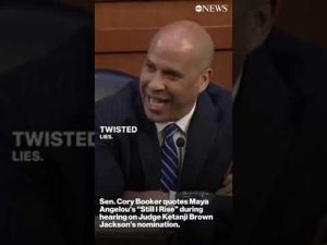 Read more about the article Sen. Cory Booker quotes Maya Angelou at Ketanji Brown Jackson hearing.