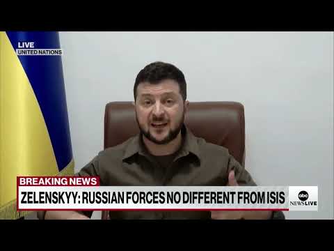 Read more about the article Zelenskyy addresses UN Security Council
