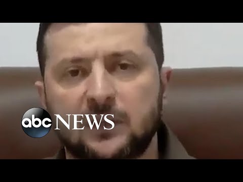 You are currently viewing Ukrainian President Zelenskyy details allegations of Russian atrocities in Bucha