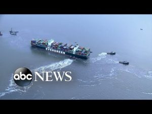 Read more about the article New plan underway to free cargo ship trapped in Chesapeake Bay for 3 weeks