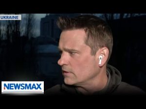 Read more about the article Air sirens go off during Newsmax Correspondent report in Kyiv | John Huddy | ‘John Bachman Now’