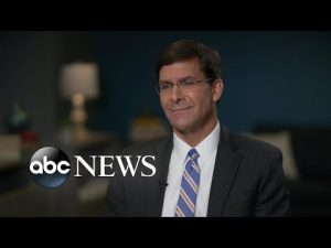 Read more about the article ‘His ego can’t take somebody saying no to him’: Mark Esper on Trump l ABCNL