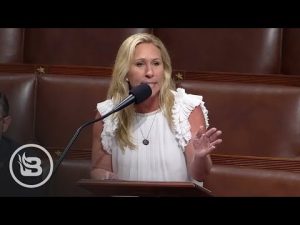 Read more about the article MTG ERUPTS on House Floor Over Funding Ukraine While Having “No Formula” for America