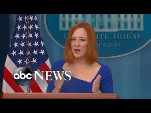 Read more about the article White House Press Secretary Jen Psaki holds her last briefing