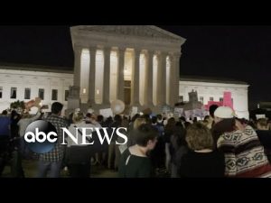 Read more about the article Abortion-rights advocates protest outside Supreme Court