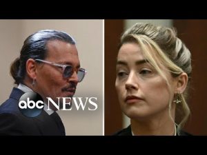 Read more about the article Amber Heard wraps up emotional testimony in defamation case l GMA