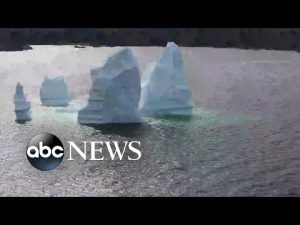 Read more about the article Drone captures spectacular view of iceberg