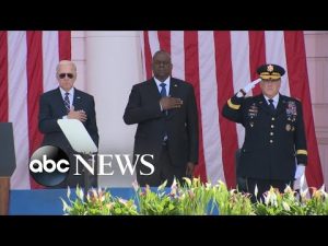 Read more about the article President Biden honors veterans during Memorial Day ceremony l ABCNL