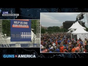 Read more about the article ‘March For Our Lives’ protestors take moment of silence | ABC News