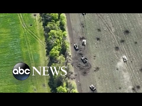You are currently viewing Ukrainian armed forces show strikes on Russian military vehicles