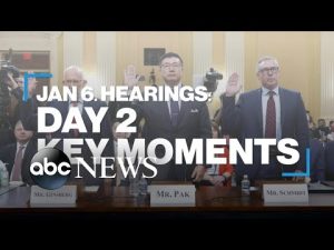 Read more about the article Jan. 6 hearings: Day 2 key moments