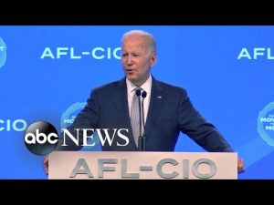 Read more about the article Biden addresses soaring inflation to union workers