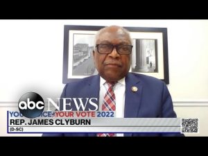 Read more about the article Rep. Jim Clyburn discusses projected victory in South Carolina primary