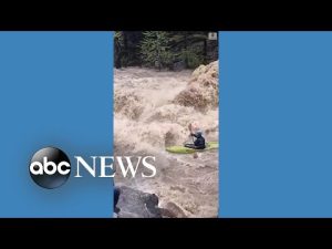 Read more about the article Kayakers brave raging waters in Montana
