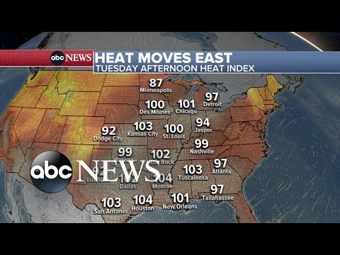 You are currently viewing New heat wave headed east