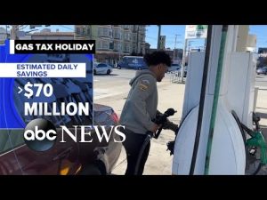Read more about the article Biden pushes for federal gas tax holiday l GMA