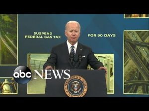 Read more about the article Biden calls for national gas holiday l GMA