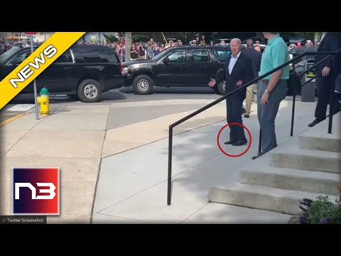 You are currently viewing Shortly After Falling Off Bike, Biden Seen Doing STRANGE Thing With His Feet