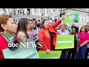 Read more about the article Lawmakers march to Supreme Court for abortion rights