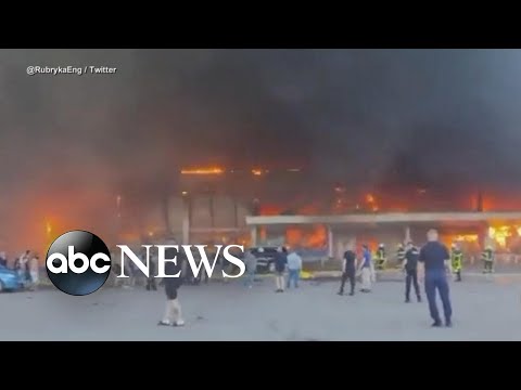 You are currently viewing Missile hits shopping mall in central Ukraine