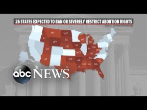 Read more about the article Red states rush to ban abortion while blue states move to protect procedure