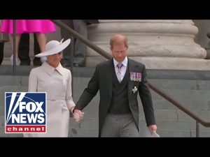 Read more about the article Princy Harry, Meghan Markle booed after Jubilee church service