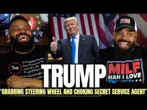 Read more about the article Trump ‘Grabbing Steering Wheel and Choking Secret Service Agent’