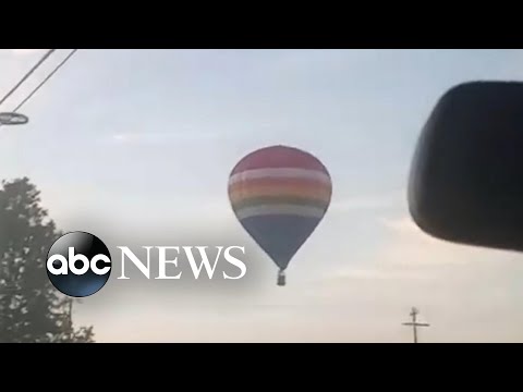 You are currently viewing Hot air balloon crashes into Wisconsin train