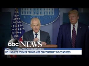 Read more about the article DOJ indicts former Trump adviser for contempt of Congress | ABC News