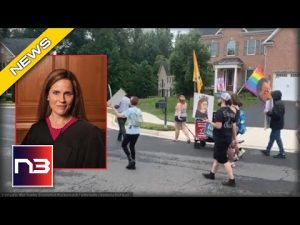 Read more about the article Protestors Spotted Blasting Something OBSCENE At Amy Coney Barrett’s House