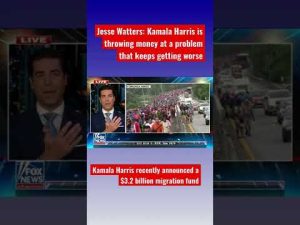 Read more about the article Jesse Watters: Kamala Harris is virtue-signaling with our money #Shorts