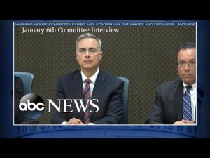 Read more about the article Jan. 6 committee plays testimony of Pat Cipollone regarding the 2020 election